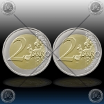 2 x 2 EVRO MALTA 2025 "Mdina + Bik" UNC